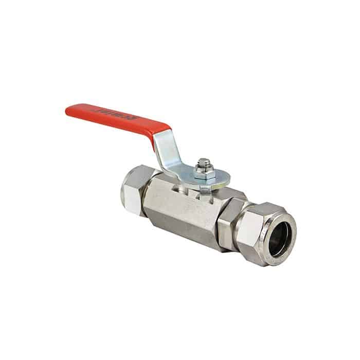 1/2 Tube Compression Stainless Steel Manual Ball Valve