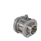 1-1/2" NPT Stainless Steel Replacement Actuator-ready Ball valve