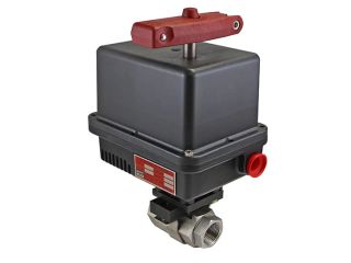 3/8" NPT Stainless Steel Electric Actuated Ball Valve
