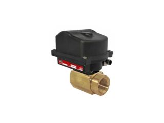 1/4" NPT Brass 24 DC Electric Actuated Ball Valve