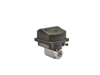 1" NPT CFM8 Stainless Steel 24 DC Electric Actuated Ball Valve