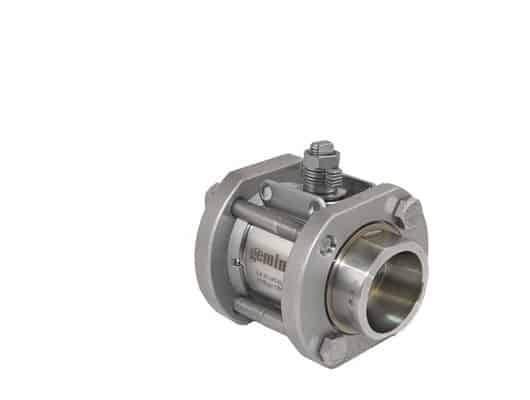 1-1/2" NPT Stainless Steel Replacement Actuator-ready Ball valve