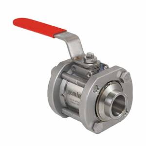 A 3-piece ball valve from Gemini Valve