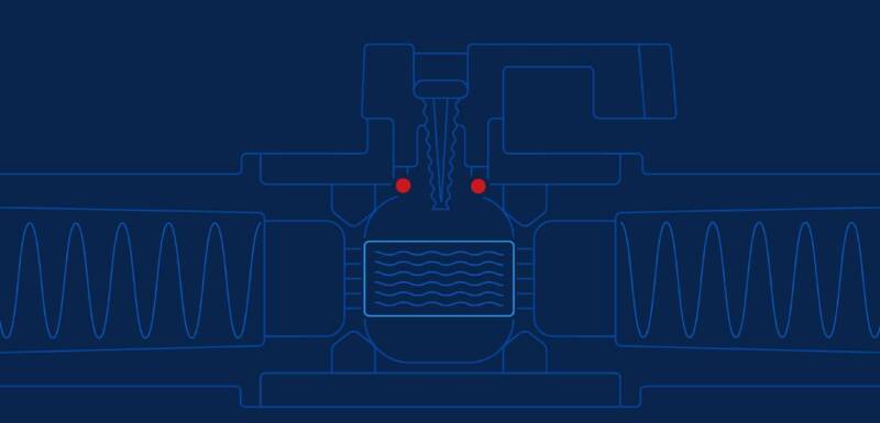 A diagram of a standard sized port