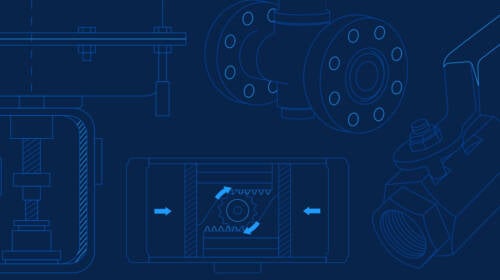 Outlines-of-Valve-Actuator-against-a-blue-background.